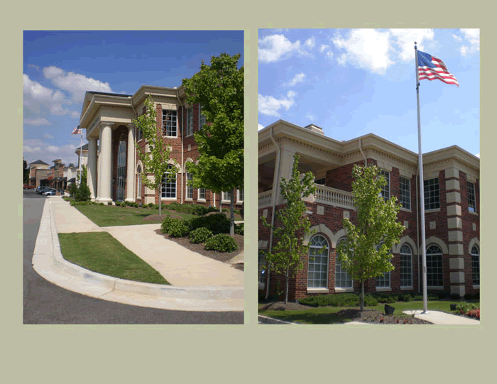 commercial landscape design, alpharetta