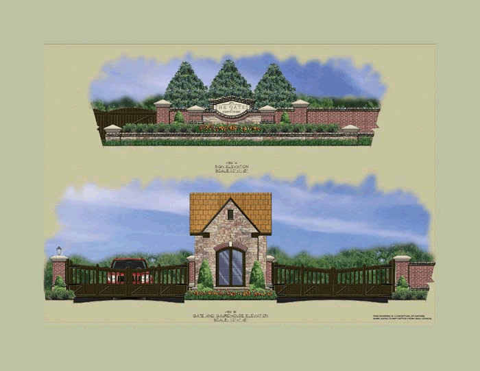 entrance design, tucker, ga