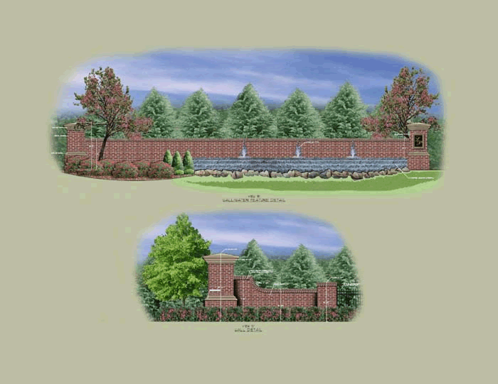 commercial entrance design, atlanta, ga