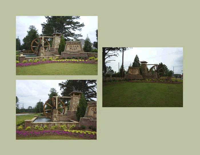 landscaper entrance design, alpharetta, ga