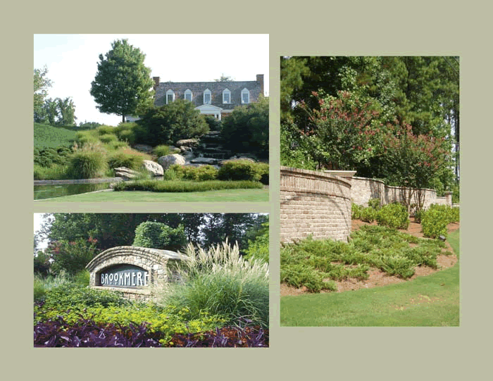 hardscape entrance design, cobb county, ga