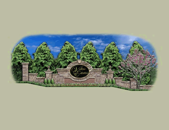 plaza entrance design, north fulton, ga