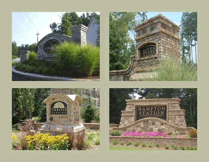 shopping center entrance design, decatur, ga