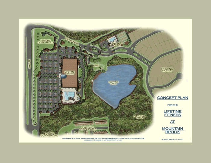 landscape design master plan, dunwoody, ga